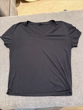 Firehouse Classic Black V-Neck Women's Top
